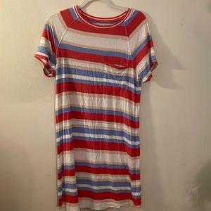 Fun striped Abercrombie short sleeved t-shirt dress; super comfy!